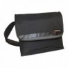 Monolith Nylon Laptop Messenger Bag Blk