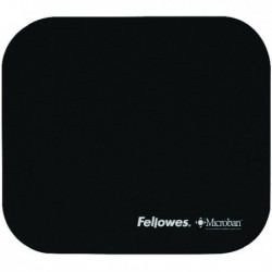 Fellowes Microban Black Mouse Mat