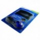 Kensington Blu/Blk Gel Wave Mouse Mat