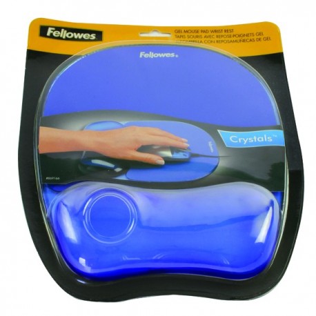 Fellowes Crystal Blue Gel Mouse Pad