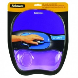 Fellowes Crystal Purple Gel Mouse Pad