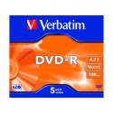 Verbatim DVD-R 4.7GB 16x Jewel Pk5 43519