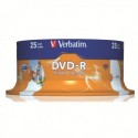Verbatim DVD-R 16X Spindle Pk25 43538