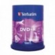 Verbatim DVD+R 16X Non-Print Pk100 43551