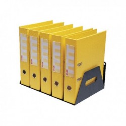 Rotadex Black 5-Section Lever Arch Rack