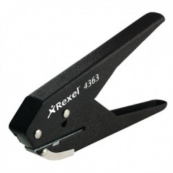 Rexel S120 Single Hole Plier Punch Black