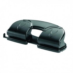 Rexel V412 4 Hole Punch Black 08309
