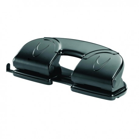 Rexel V412 4 Hole Punch Black 08309