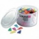 Plastic Paperclip 35mm Assorted Pk200