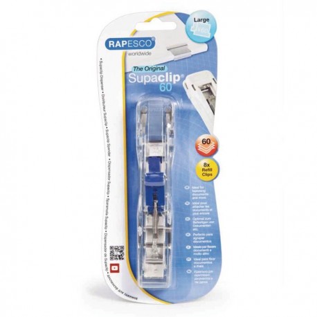 Rapesco Stainless Supaclip 60 Dispenser