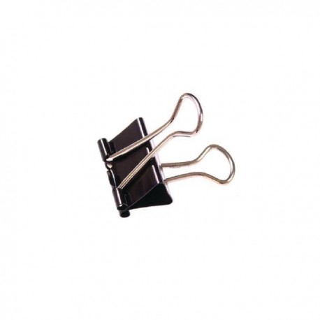 Black 50mm Foldback Clip Pk10