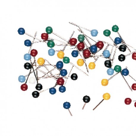 Map Pins Assorted Pk100 26941