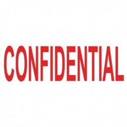 Colop Green Line Word Stamp CONFIDENTIAL