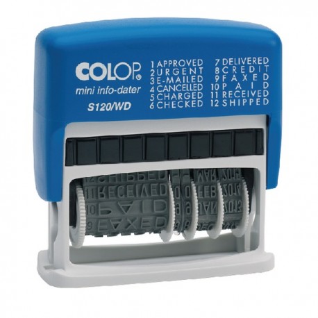 Colop S120/Wd Dial-A-Phrase Dater S120Wd