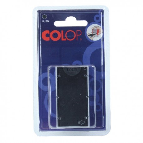 Colop E/40 Repl Pad Black E40BK Pk2