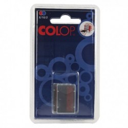 Colop E/10/2 Repl Pad Blue/Red E/10/2