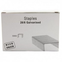 26/6 Metal Staples Pk5000