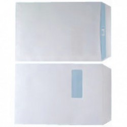 White C4 Window S/Seal Envelopes Pk250