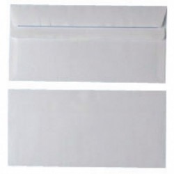 White S/Seal DL Envelope 80gsm Pk1000