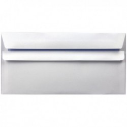 White DL S/Seal Envelopes Pk1000