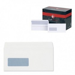 Plus Fabric DL Wdw Env Slf Seal Wht P500
