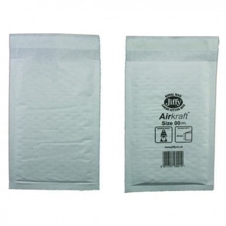 Jiffy Airkraft 115x195mm White Pk100