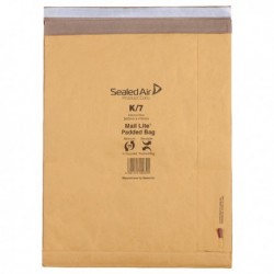 MailLite Postal K/7 Gold Padded Bag Pk50