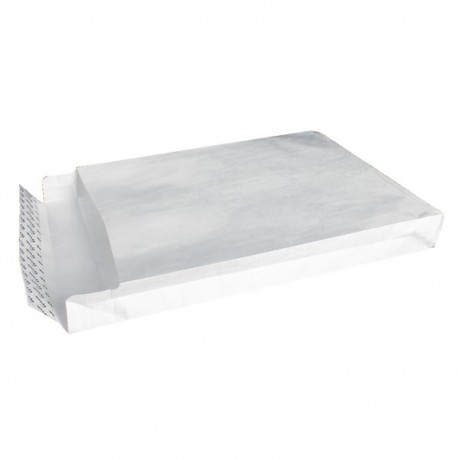 Tyvek E4 Env Gusset Peel Seal Wht P100