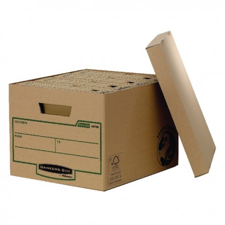 Fellowes Earth Sries Lg Storage Box Pk10