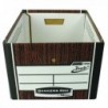 Fellowes Presto Storage Box Woodgrain