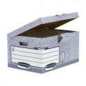 Fellowes Grey Fliptop Storage Box Pk10
