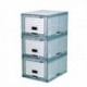 Fellowes Grey/White Storage Drawer Pk5