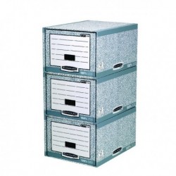 Fellowes Grey/White Storage Drawer Pk5