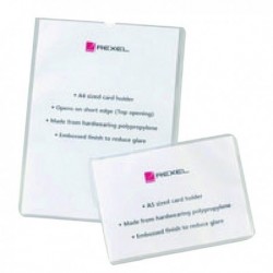 Rexel Card Holder Open Top A4 Clear Pk25