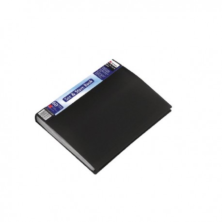Rexel SeeStore Display Book 60Pt A4 Blck