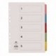 Concord 5-Pt Printed Subject Divider A4
