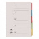 Concord 5-Pt Printed Subject Divider A4