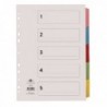 Concord 5-Pt Printed Subject Divider A4