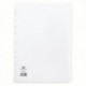 Concord 5-Part Subject Divider Wht A4