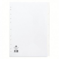 Concord 5-Part Subject Divider Wht A4