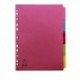 Concord 5-Part Dividers Reinf A4 Asstd