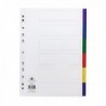 Concord 6-Part Multicolour Index A4