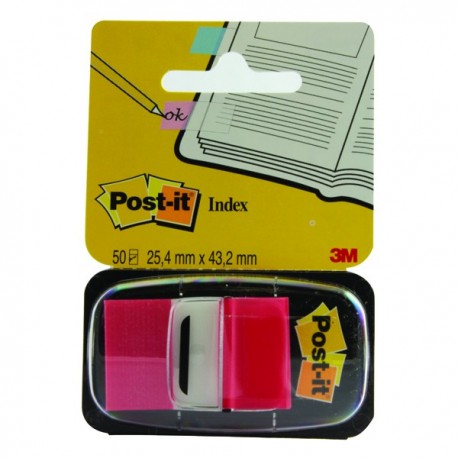 Post-it Red 25mm Index Tab/Dispenser