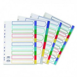 Concord 10-Part Multicolour Index A4