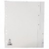 White A4 1-5 Polypropylene Index