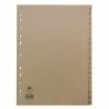 Concord A-Z 20-Pt Manilla Index Buff A4