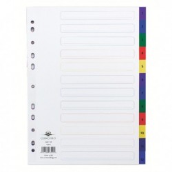 Concord 1-12 Index Multicolour A4