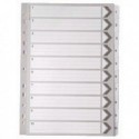 White A4 1-10 Mylar Index Dividers