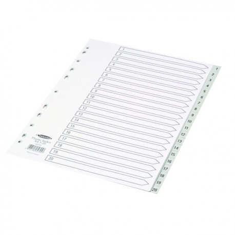 Concord 1-20 Index PP A4 Grey