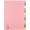A4 Manilla Divider 20-Pt Pink/Multi Tabs
